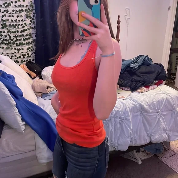 Orange Racerback Tanktop - Picture 3 of 3